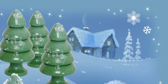 Winterwald mit Haus 43026 Winterwald mit Haus 43026