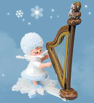Schneeflöckchen mit Harfe 43059 Schneeflöckchen mit Harfe 43059