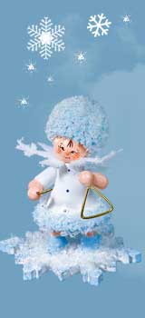 Schneeflöckchen mit Triangel 43066 Schneeflöckchen mit Triangel 43066
