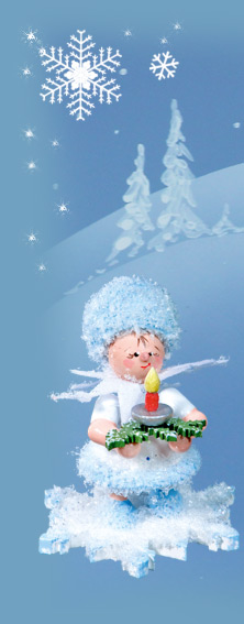 Schneeflöckchen mit Kerze 43075 Schneeflöckchen mit Kerze 43075