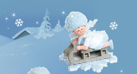 Schneeflöckchen mit Schlitten 43088 Schneeflöckchen mit Schlitten 43088