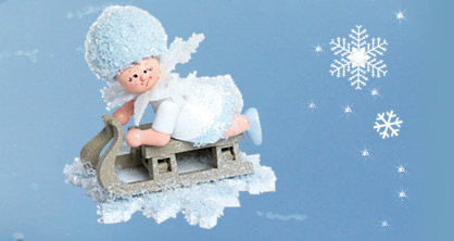 Schneeflöckchen mit Schlitte 43335 Schneeflöckchen mit Schlitte 43335