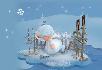 Schneeflöckchen Schlittschufahrer 43337 Schneeflöckchen Schlittschufahrer 43337