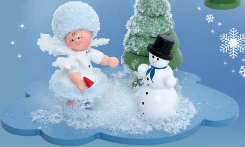 Schneeflöckchen mit Schneemann 43339 Schneeflöckchen mit Schneemann 43339