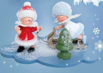 Schneeflöckchen und Weihnachtsmann 43341