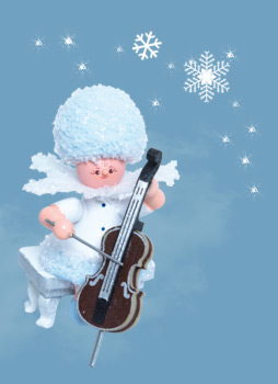 Schneeflöckchen mit Violoncello 43136 Schneeflöckchen mit Violoncello 43136